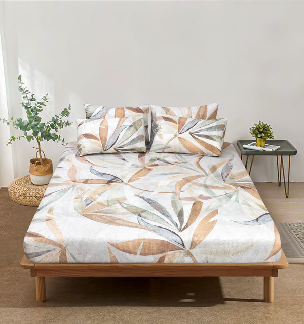 Pure Cotton Bed Sheet Set - Kaira