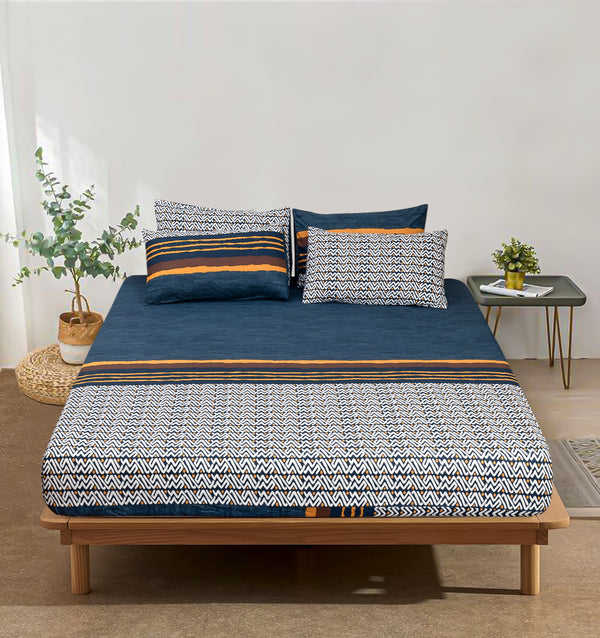 Pure Cotton Bed Sheet Set - Zion