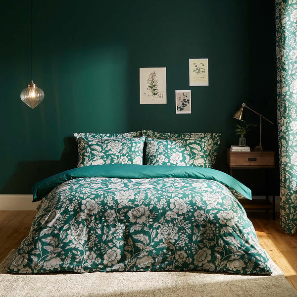 Pure Cotton Bed Sheet Set - Emerald Florist