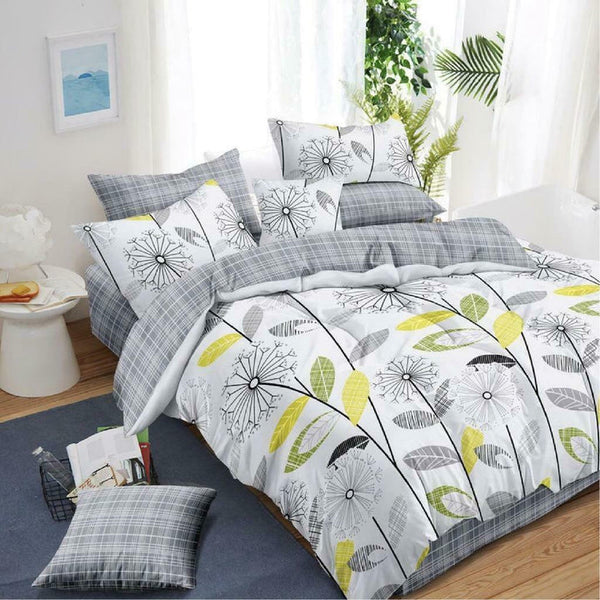 Pure Cotton Bed Sheet Set - Allium Lime