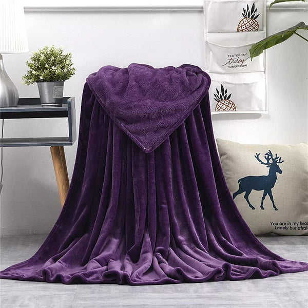 High Density Soft Fleece Dyed Blanket